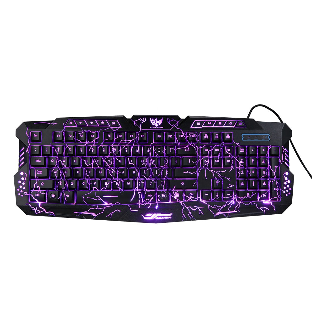 Gaming Keyboard Laser Carving Characters Keyboard