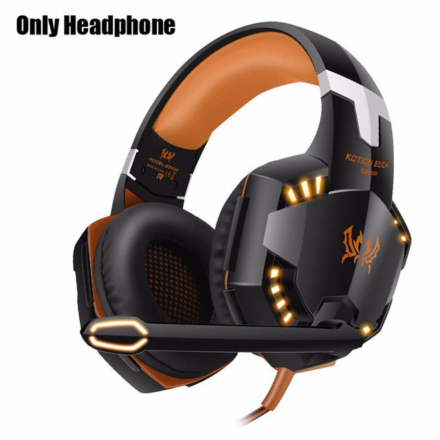 3.5mm Wired Stereo Camouflage Gaming Headset Gaming Headphone