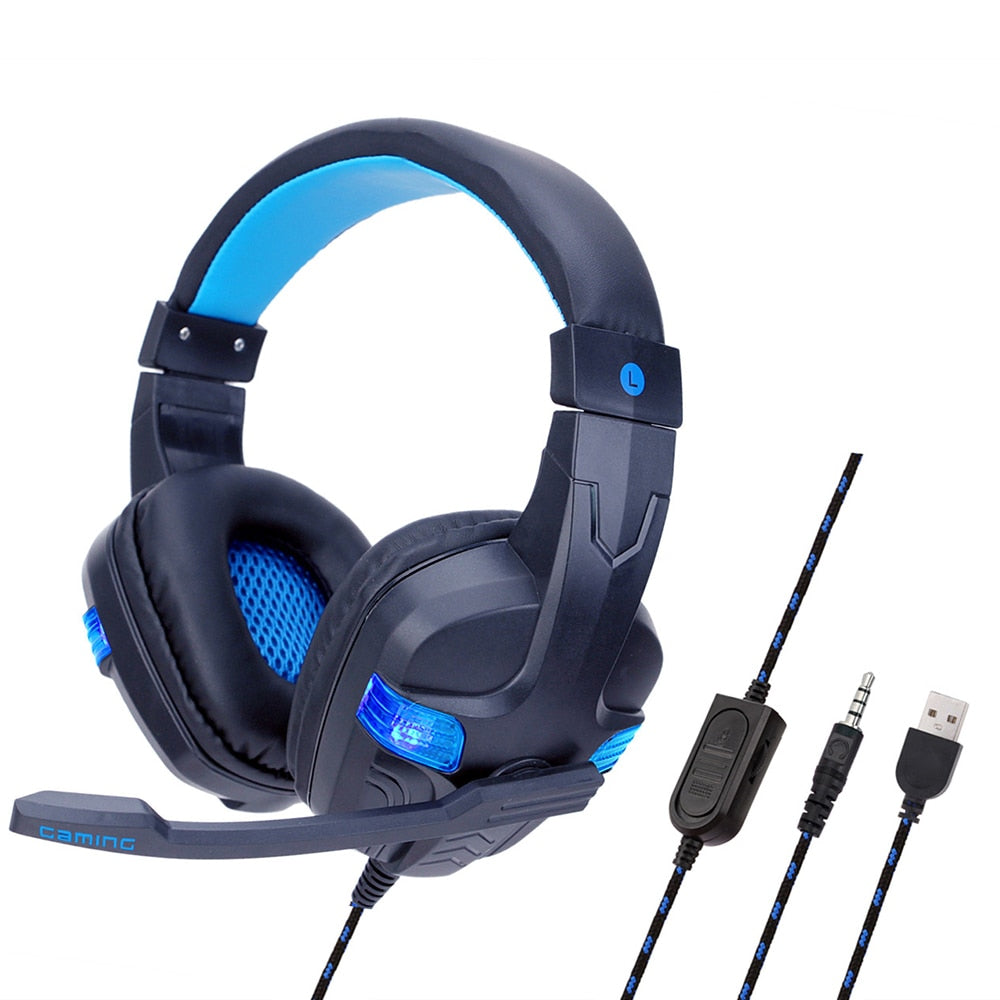 860 Wired Game Headphones Computer Gaming Earphone