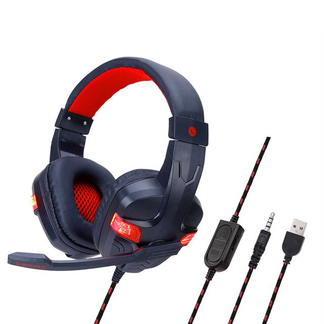 860 Wired Game Headphones Computer Gaming Earphone